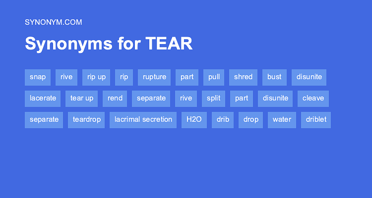 tear apart synonym