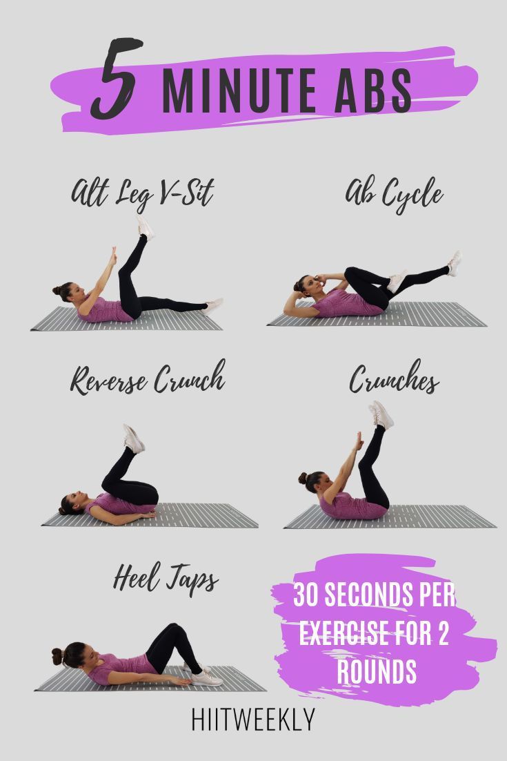 5 minute abs workout