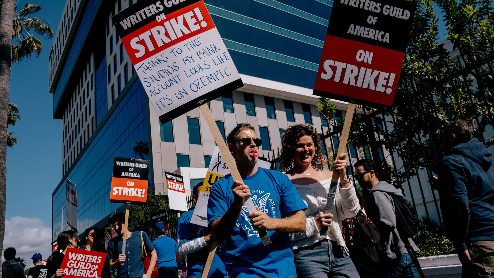 picket line traduccion