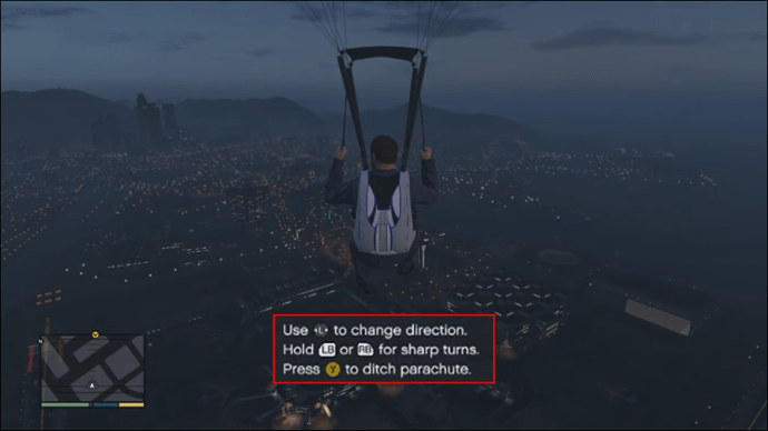 how to use parachute gta v