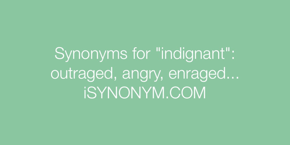 indignance synonym