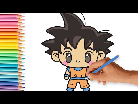 dibujos fáciles de dibujar de goku