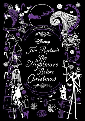 tim burton nightmare before christmas book