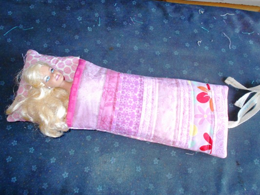 sleeping bag barbie