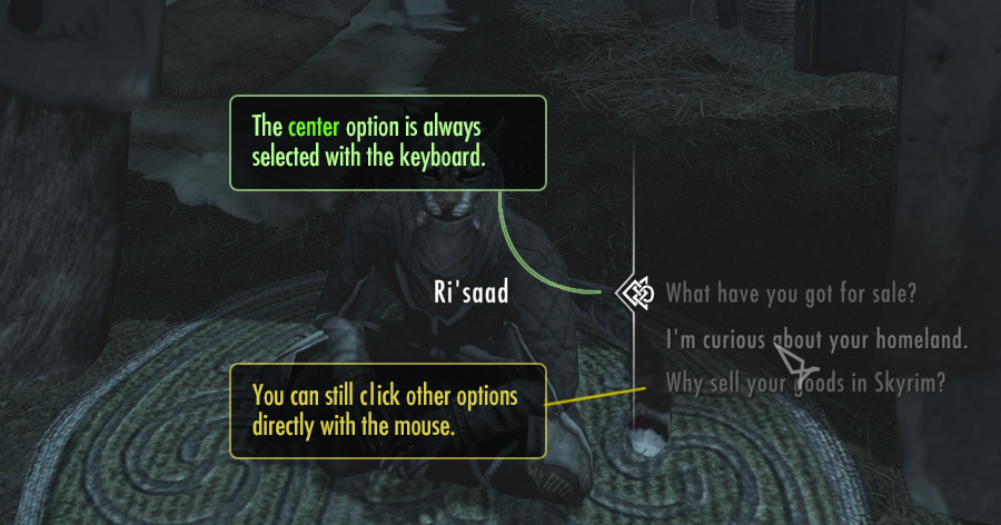 better dialogue controls