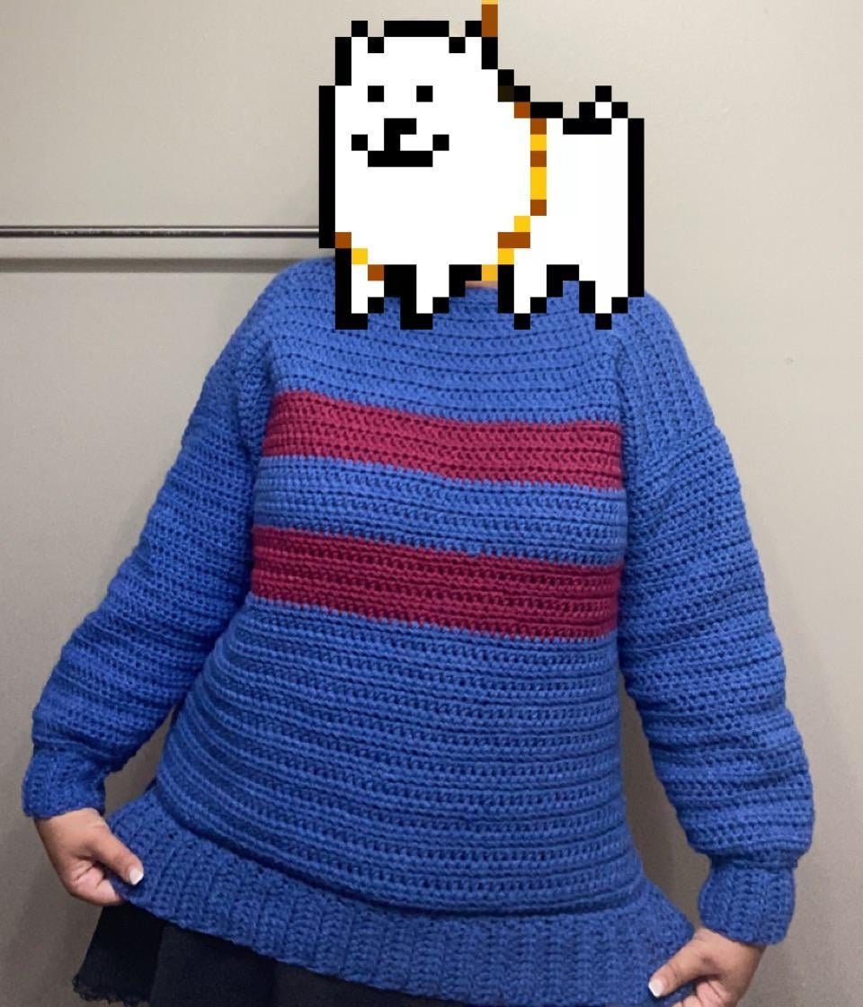 frisk sweater diy