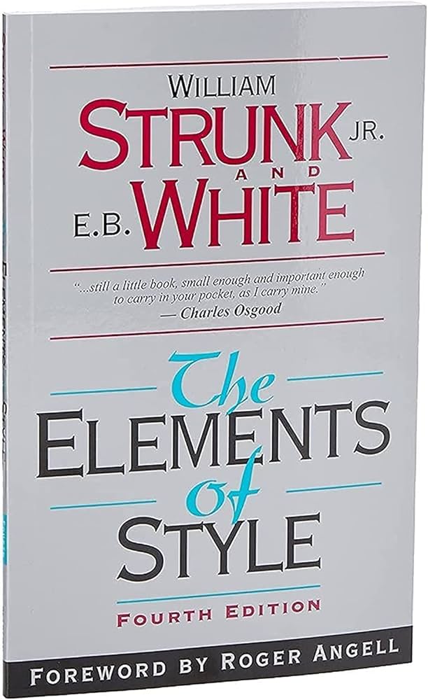 strunk white elements of style