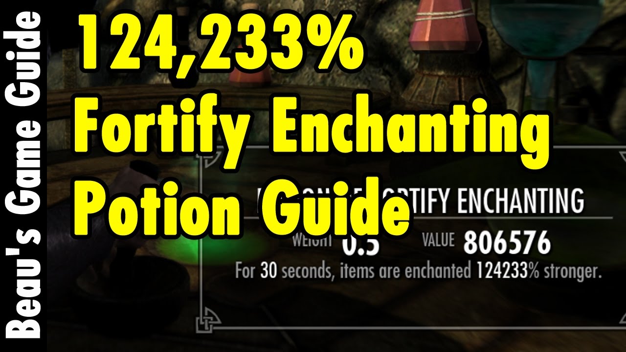 fortify enchanting items