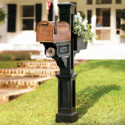 copper mailbox