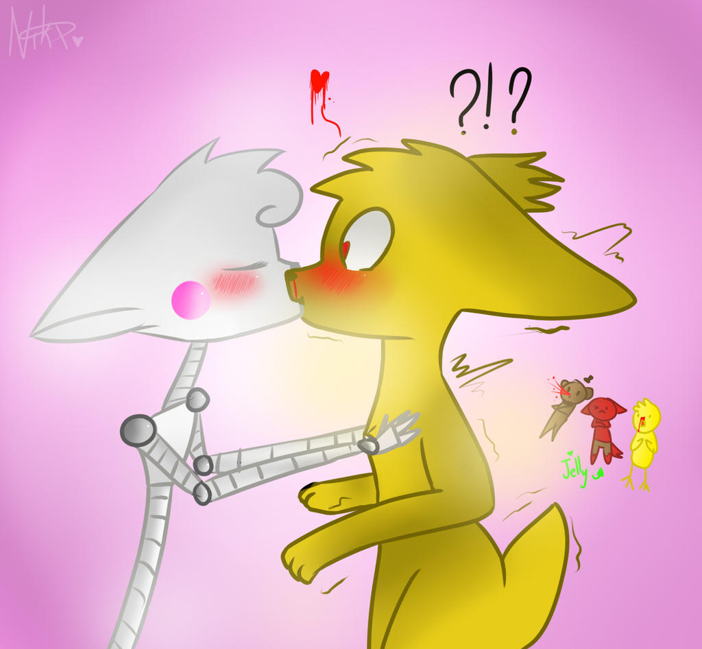 springtrap x mangle kiss