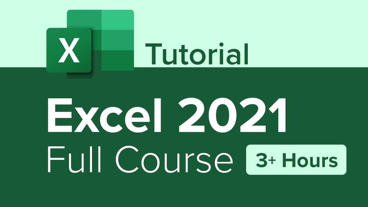 excel tutorial youtube