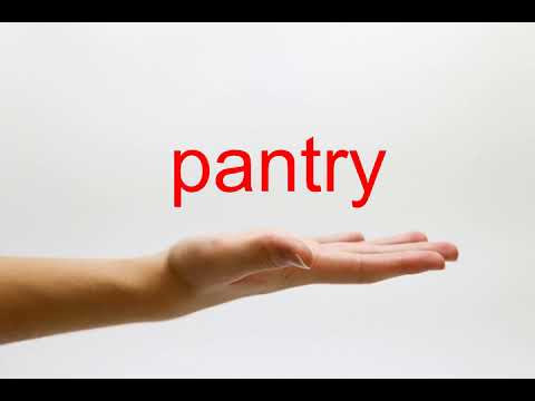 pantry pronunciation