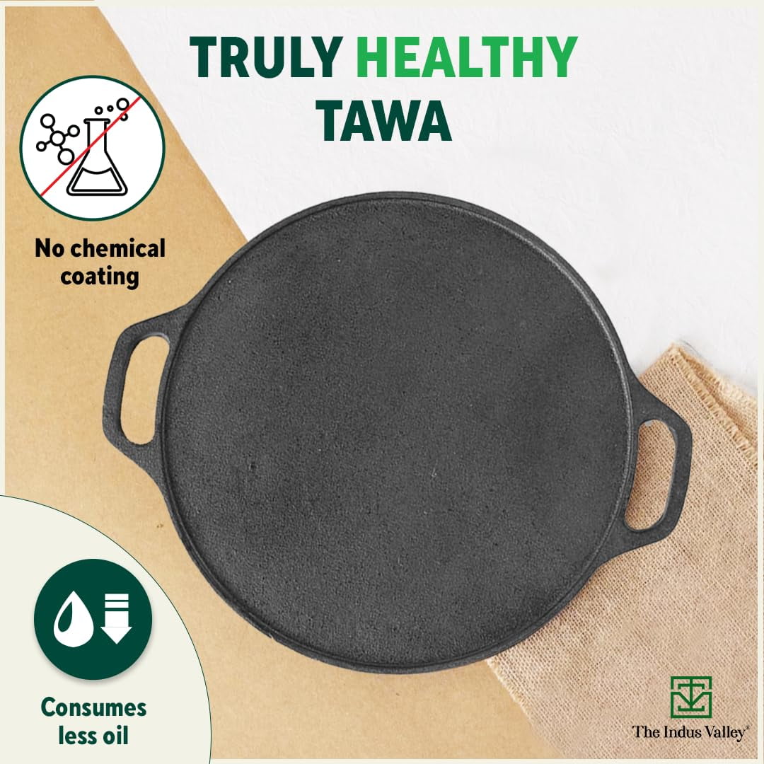 indus valley cast iron dosa tawa