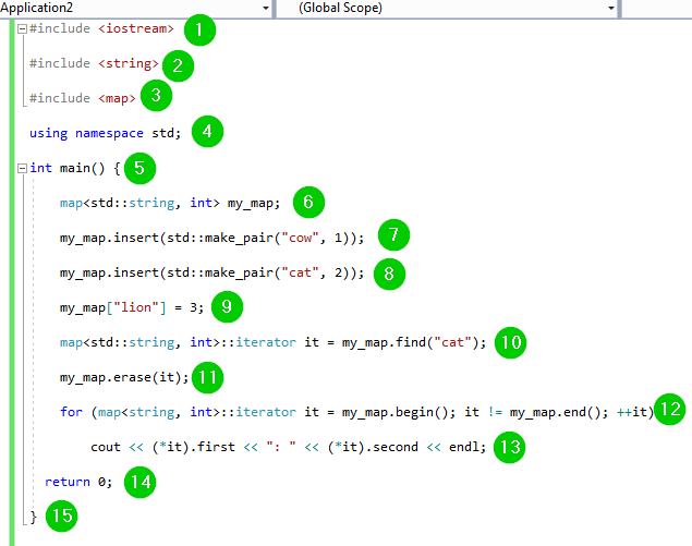 c++ map find