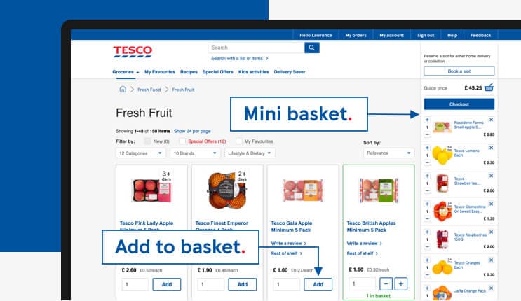 tesco groceries online