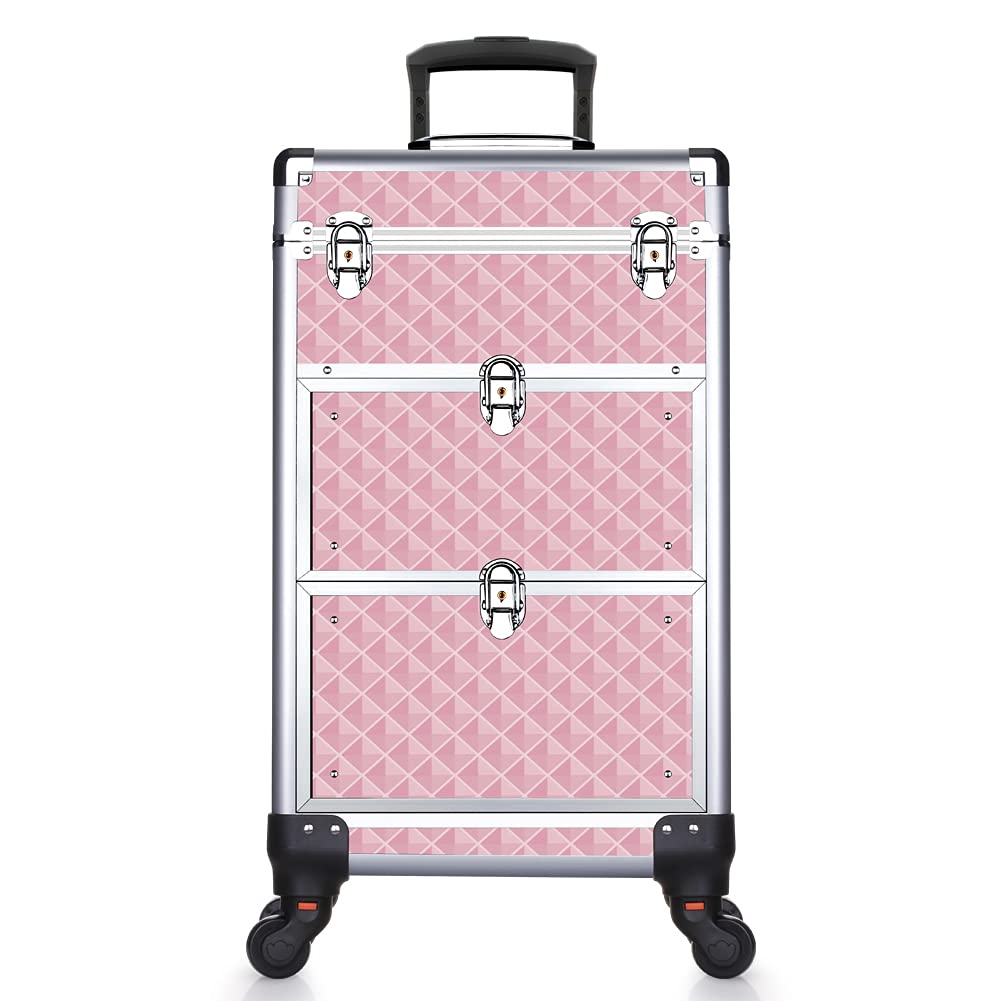 rolling cosmetic makeup case