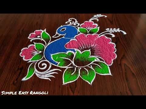 simple rangoli design images new