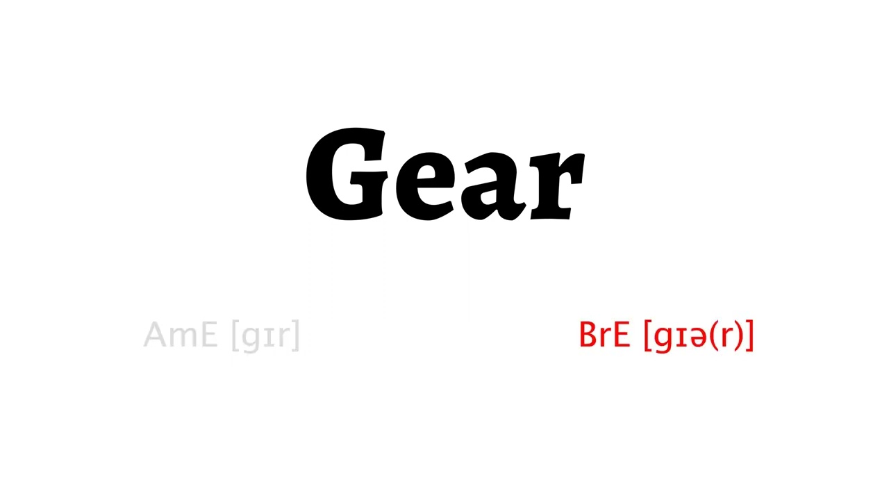 how to pronounce gear