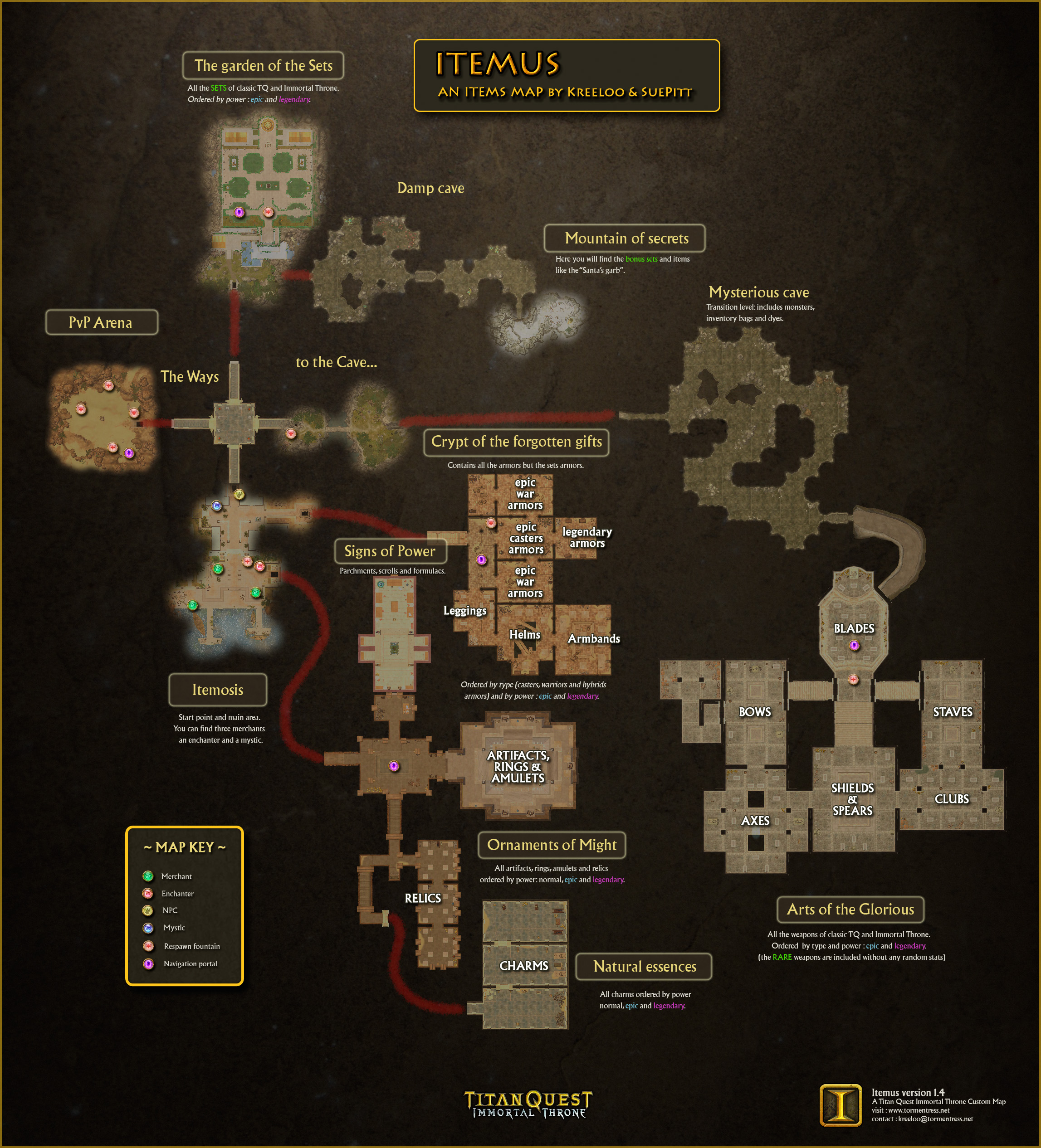 titan quest pvp map