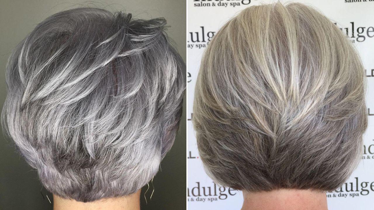 hairstyles for grey hair