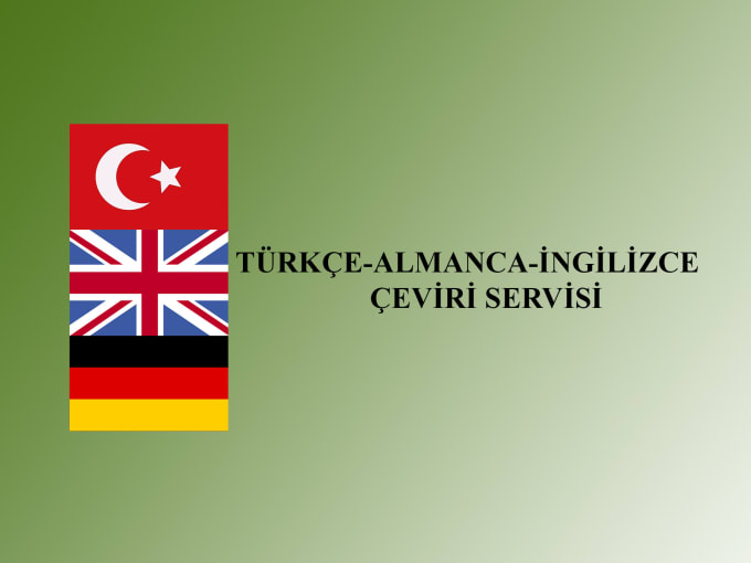 almanca ingilizce çeviri