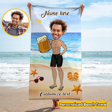 funny beach towels