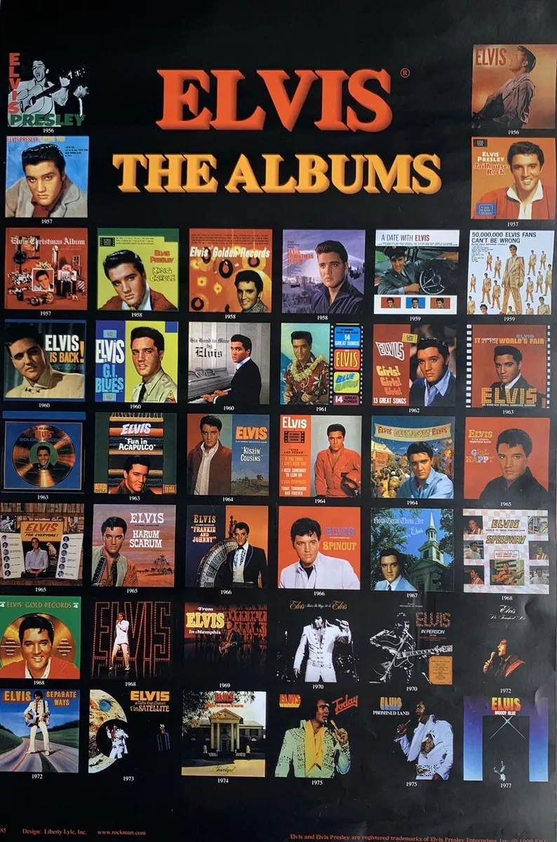 elvis presley record covers