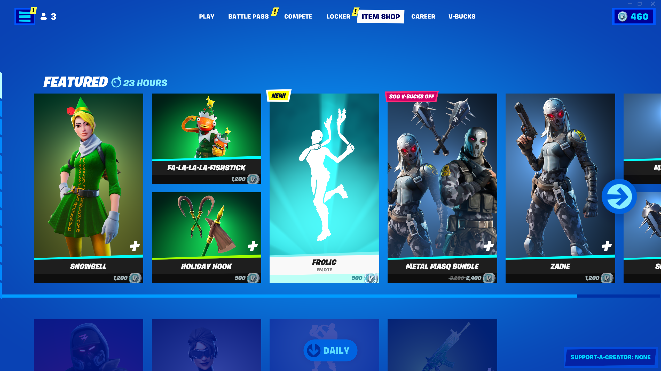 fortnite shop today