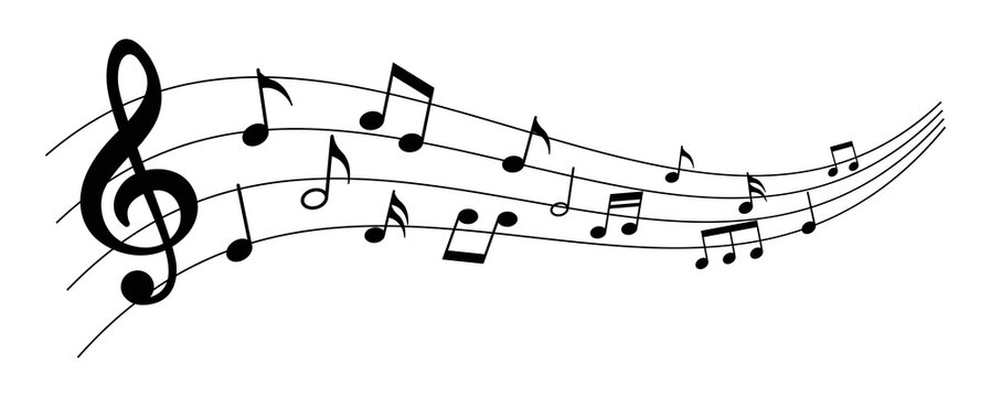 music notes clipart free