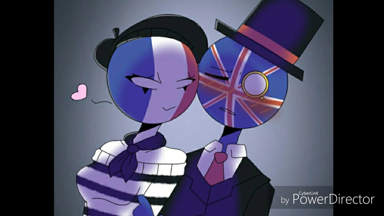 france x uk countryhumans