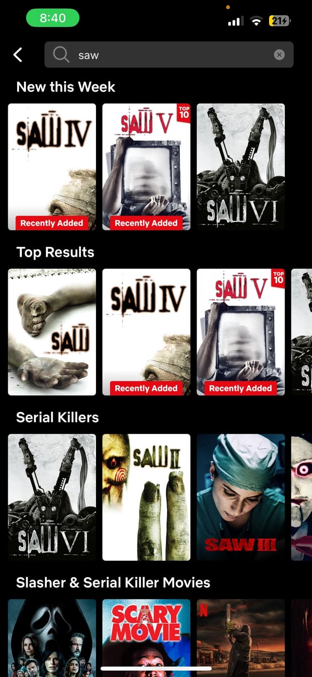 saw x netflix