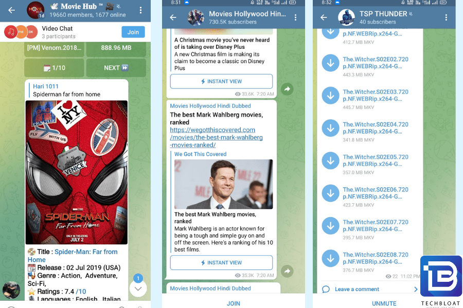 best telegram channels for hollywood movies in hindi
