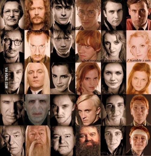 harry potter cast of characters