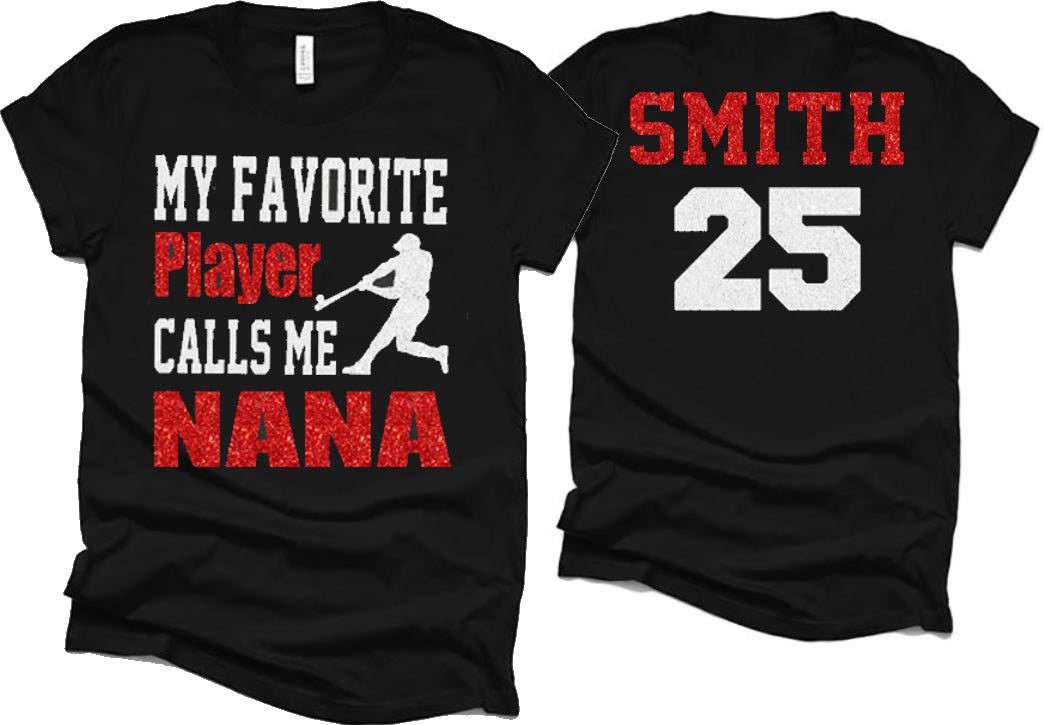 baseball shirts for nanas