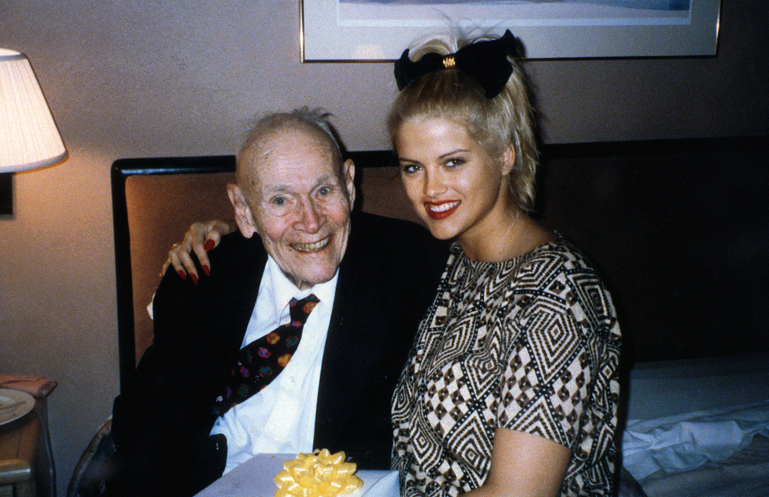 anna nicole smith wedding photo