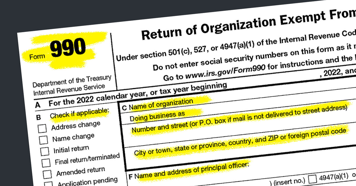 form 990 propublica