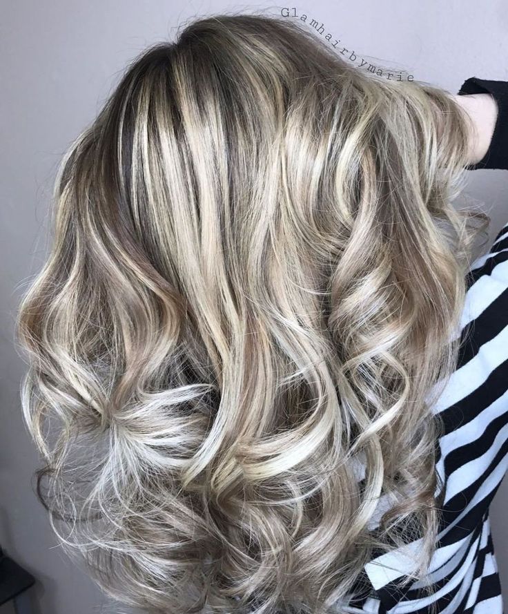 silver blonde highlights