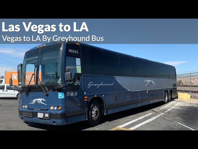 los angeles to las vegas bus