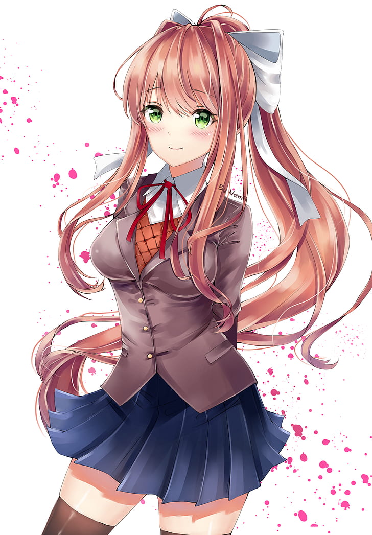 monika doki doki wallpaper