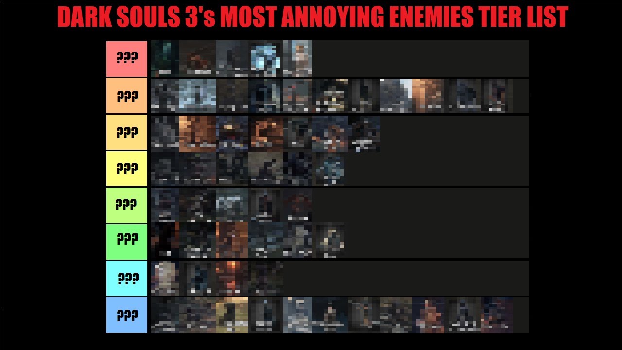 dark souls 3 enemies list