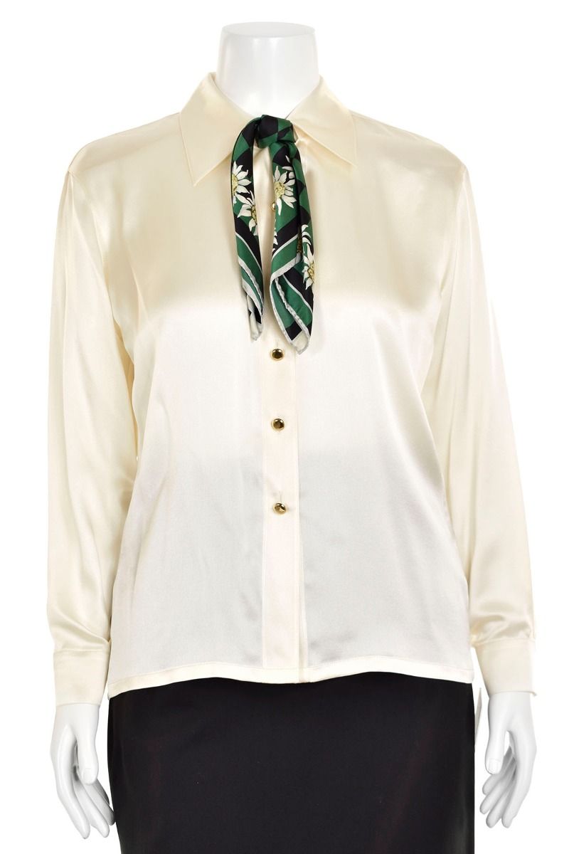 escada silk blouse