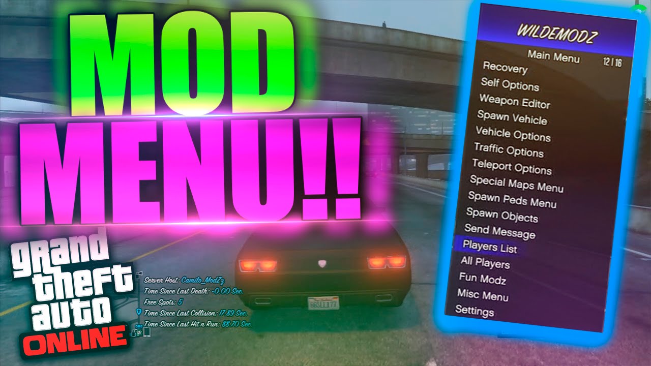 gta online mod menu