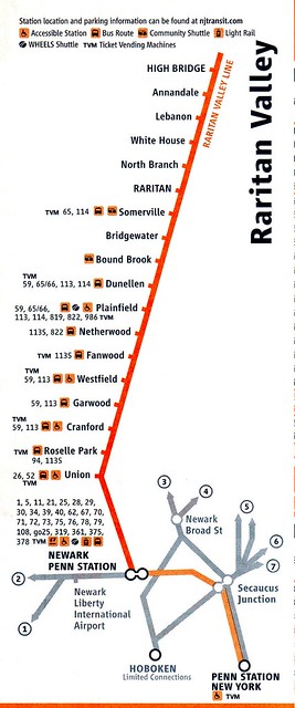 raritan line schedule