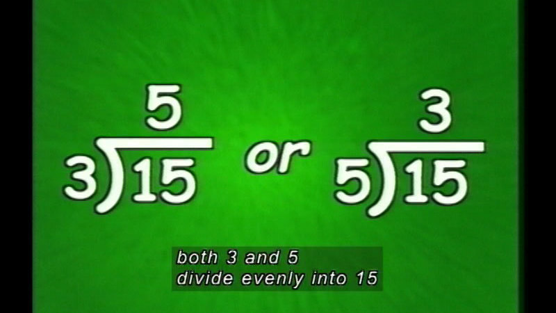 15divided by 3