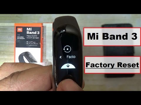 how to pair mi band 3 after factory reset