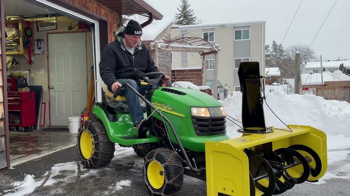 john deere 100 series snow blower