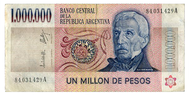 1 million argentine peso to php