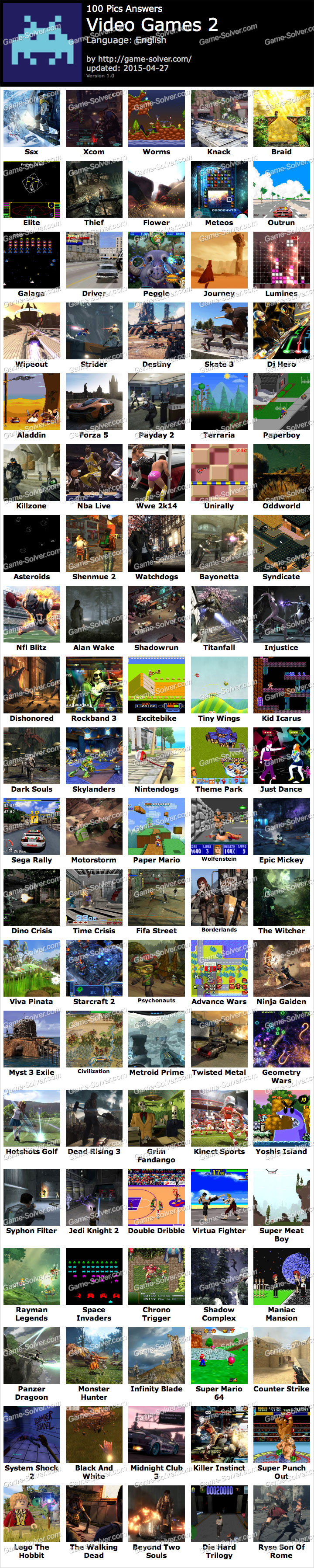 100 pics video games 2