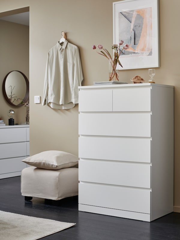 ikea malm 5 drawer dresser