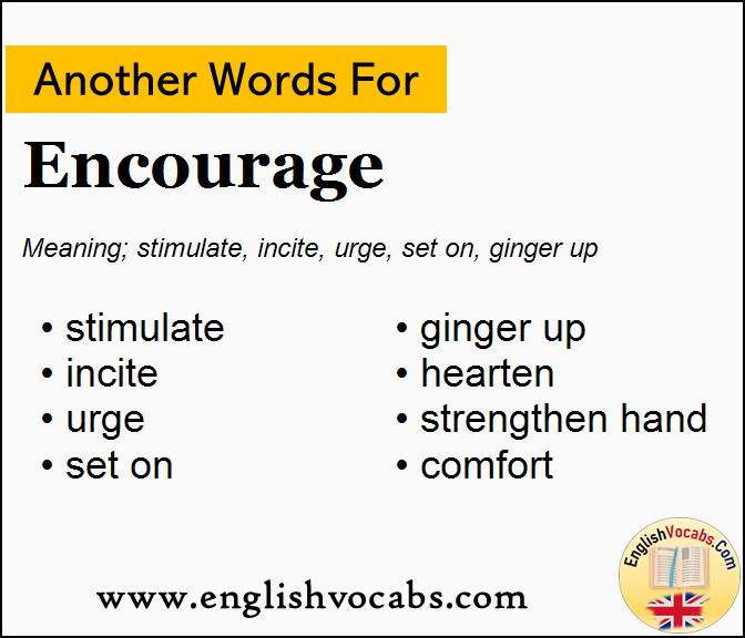 another word for encourage